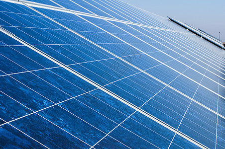 太阳能光伏电池板电气活力网格力量控制板环境创新商业发电机蓝色图片