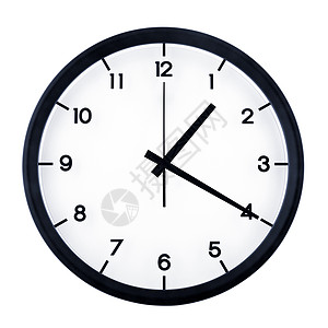 模拟时钟圆圈时间办公室白色圆形数字小时商业手表滴答图片