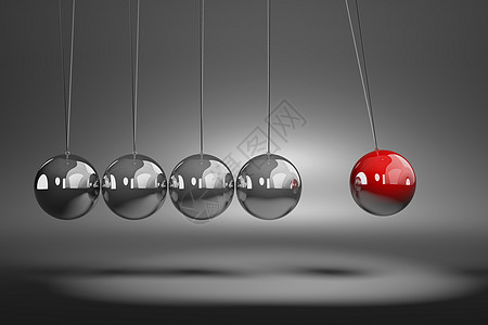 金属球机构平衡合金科学反弹摇篮物理运动重力红色时间图片