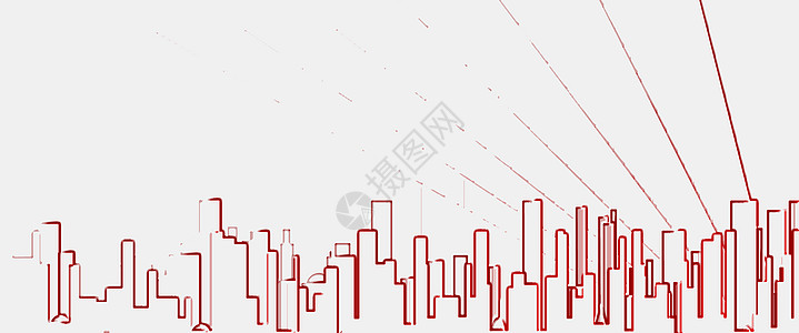 城市红线图图片