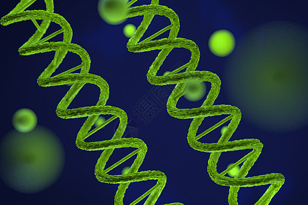 DNA 脱氧核糖核酸结构的 3d 渲染3d 插图染色体化学基因绿色螺旋卫生遗传医疗科学生物学图片