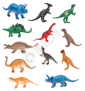 恐龙团体怪物玩具退休侏罗纪灭绝剑龙塑料多样性白色图片