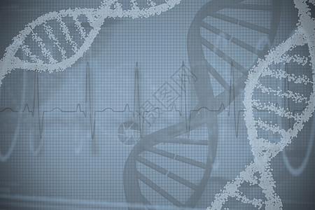 屏幕上的蓝色螺旋 dna 模式医师进步科学家数字快乐沟通基因模型分析师技术图片