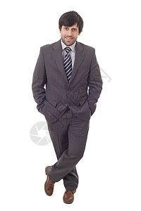 与世隔绝的商务人士全身体男性管理人员身体套装青年情感绅士成功老板老师图片