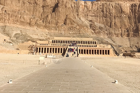 古埃及巨石土的建筑和柱子 古埃及法老花岗岩遗产古物寺庙沙漠建筑师旅行王朝废墟图片