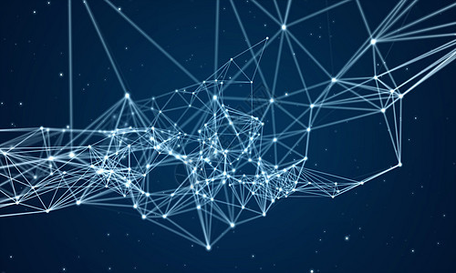 抽象网络背景 线路连接概念 业务技术演示网络营销领导者商业电脑细胞互联网科学社区基准三角形图片