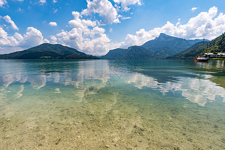 美丽的蒙德西攀岩天气天空反思环境冒险假期风景旅游森林图片