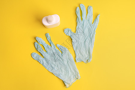 一次性乳胶手套操作手指安全药品边界诊所感染卫生医院手术图片
