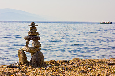 石树艺术海滩岩石冥想橡皮艇石头移民爱好柱子构造图片