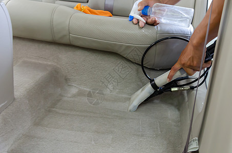 汽车地毯清洁装潢洗涤萃取洗涤剂真空琐事打扫技术清洁度海绵图片