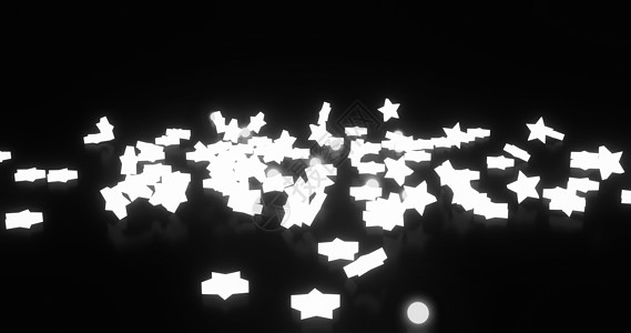 星星gif3d 幻觉星滴抽象纹理背景数字几何黑色蓝色场景工作室电脑3d艺术运动背景