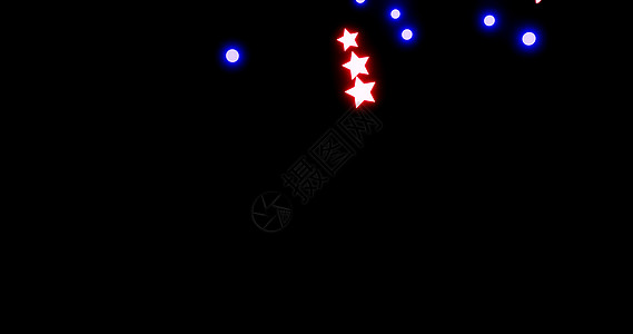 星星gif3d 幻觉星滴抽象纹理背景蓝色数字工作室场景插图电脑艺术黑色星星动画片背景