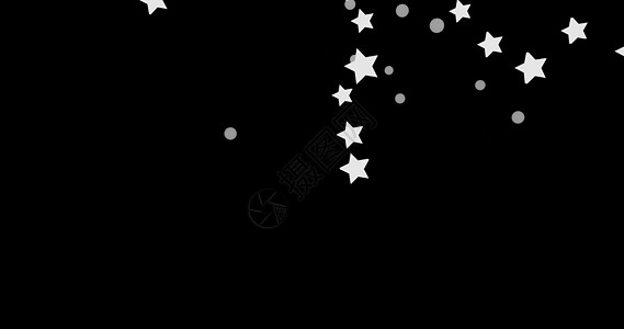 星星gif3d 幻觉星滴抽象纹理背景黑色图像蓝色数字电脑插图渲染形状几何星星背景