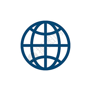 用于通信业务插图设计的地球标志模板 矢量 EPS 10工作室指示牌世界网站技术标识公司商业行星身份图片