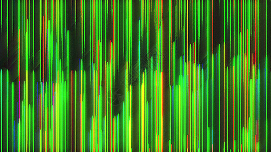 计算机生成的色差带 像素多色噪声  3d 渲染抽象背景展示电脑压缩乐队损害过渡失真信号频率噪音图片