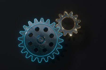 工业齿轮 机械结构 3d 渲染车轮工厂纽带商业力学技术互锁机器合作团队图片