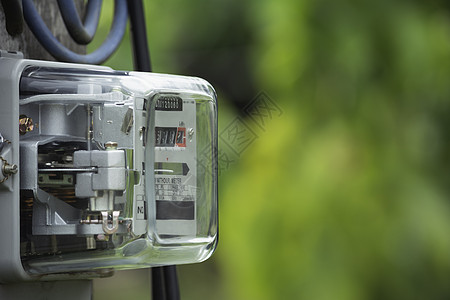 测量电力使用量的电动计表 瓦特时电记录账单力量柜台电气住宅功放数据公用事业安装图片