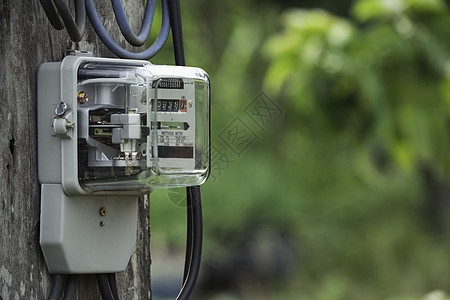 测量电力使用量的电动计表 瓦特时电账单网格力量记录用法柜台安装活力电气技术图片
