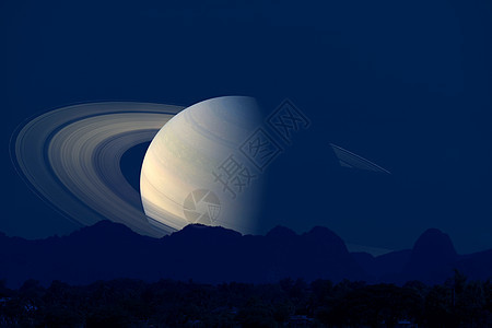 云端和夜空上翻转回月光山插图外行星岩石小说星星气体宇宙世界沙漠行星图片