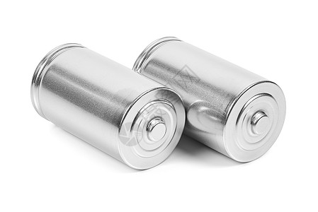 白色背景的LR20 D型白底电池组容量电压碱性累加器金属圆柱环境情况电气力量图片