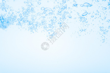 蓝色水中白色背景的泡泡Name液体海浪宏观波纹运动水滴图片