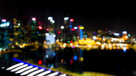 Bokeh 天线背景城市天际景观背景图片