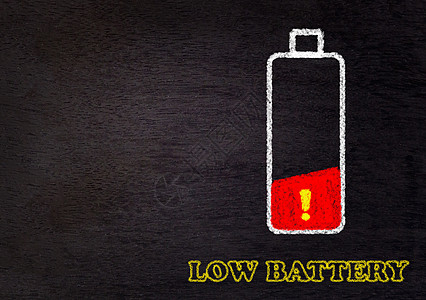 电池电量不足概念电话力量商业饮食活力时间黑板压力疲劳工作图片