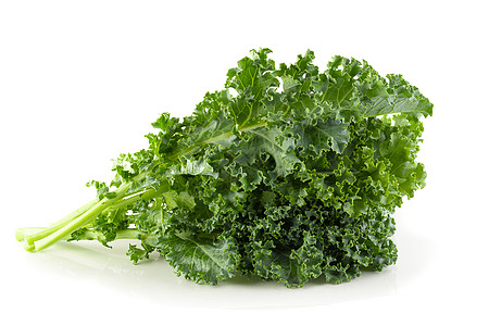 清新有机绿色甘蓝树叶 白背景隔绝药品草本植物饮食农业蔬菜美食异国维生素植物沙拉图片