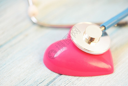 心脏健康和带听诊器的红心  世界心脏日帮助生活疾病治疗福利心脏病心脏病学外科捐赠者病人图片