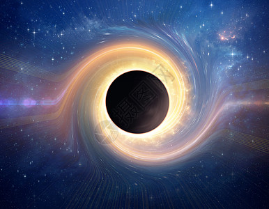 深空的黑洞引力场吸收恒星波浪天文学时空大爆炸星座星域星际图片