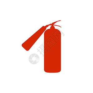 灭火器图标插图 灭火器标志  F预防抑制工具燃料火焰软管警报危险小路情况图片