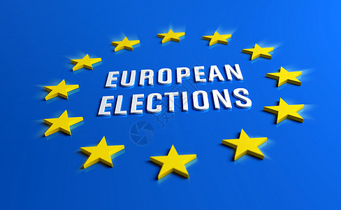 竞选大队长欧洲选举旗帜背景