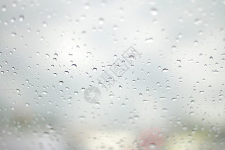 玻璃上的水滴雨雨滴水选择性聚焦气泡天气蓝色下雨风暴窗户黑色反射液体墙纸图片