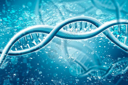 双螺旋 DNA 链辉煌 科学医学和研究的概念蓝色细胞实验基因组基因染色体技术克隆药品生物图片