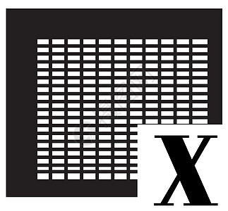 电脑屏幕图标白色背景上的 excel 图标  excel 标志插图纸板文件夹文档界面档案合同商业办公室笔记背景