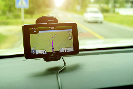 GPS 导航道路应用 GPS导航系统特写按钮展示黑色人士车辆数字运输汽车旅行卫星图片