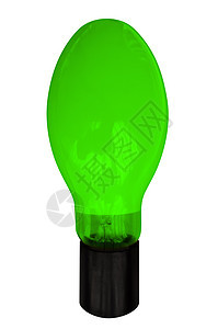 隔离的绿色电气批量灯泡创新白色玻璃解决方案力量发明技术想像力活力图片