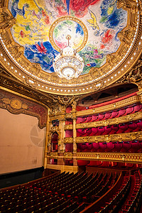 法国巴黎加尼耶宫大厅歌剧建筑学旅行地标楼梯风格大理石游客歌剧院图片