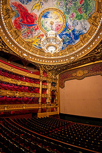 法国巴黎加尼耶宫音乐门厅国家历史性宫殿大厅建筑学游客歌剧建筑图片