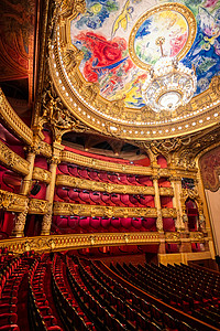 法国巴黎加尼耶宫歌剧院歌剧地标大理石旅游门厅建筑学建筑宫殿楼梯图片