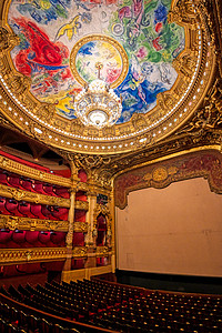 法国巴黎加尼耶宫艺术风格旅游旅行大厅歌剧音乐游客楼梯歌剧院图片
