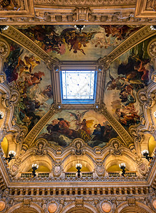 法国巴黎加尼耶宫歌剧院旅行艺术宫殿国家音乐历史性建筑学风格门厅图片