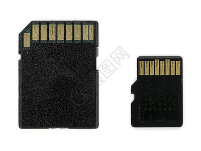 SD和微型SD内存卡比较图片