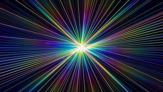 彩虹线条五颜六色的线条抽象背景水平创造力亮度墙纸彩虹红色棱镜运动想像力曲线背景