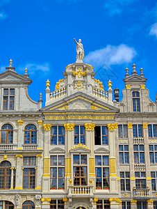 比利时布鲁塞尔大广场旅游市场历史建筑地标首都旅行纪念碑地方大厅图片