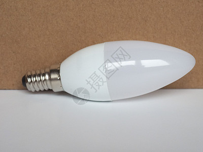 LED灯泡白色活力生态灯光背景图片