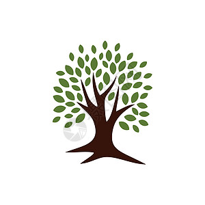 叶子矢量素材绿叶树标志模板插图设计 矢量 EPS 10办公室环境生态生长互联网叶子标识植物商业家庭背景