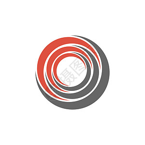 LOGO模板漩涡矢量设计 Logo 模板插图设计插图设计 矢量 EPS 10互联网网络标识战略网站圆圈装饰风格工作室成功背景