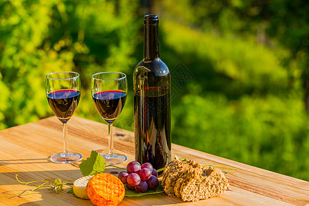食物和葡萄酒面包桌子收成葡萄园横梁植物国家太阳酒厂玻璃图片