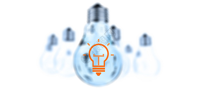 创意和领导概念灯泡解决方案白色创新灯丝创造力电气活力生长家庭玻璃图片